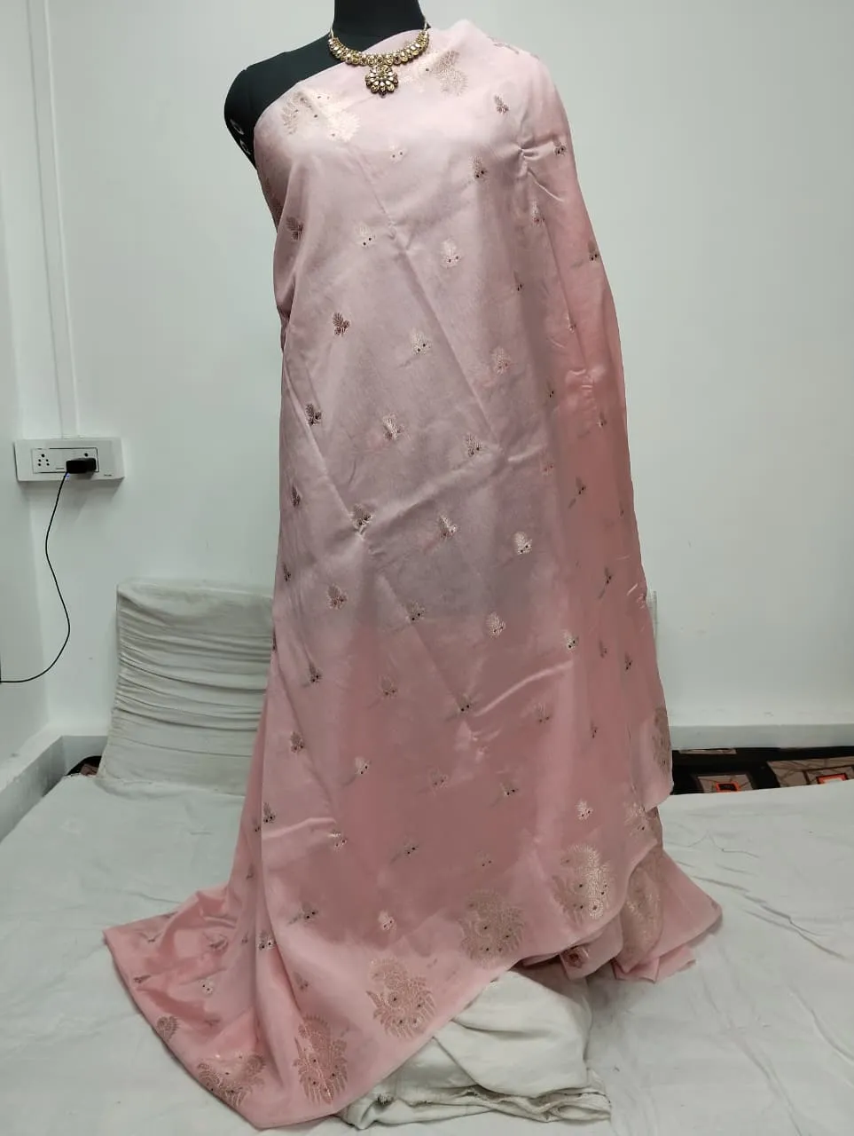 Banarasi Fancy Butti Soft Silk Saree